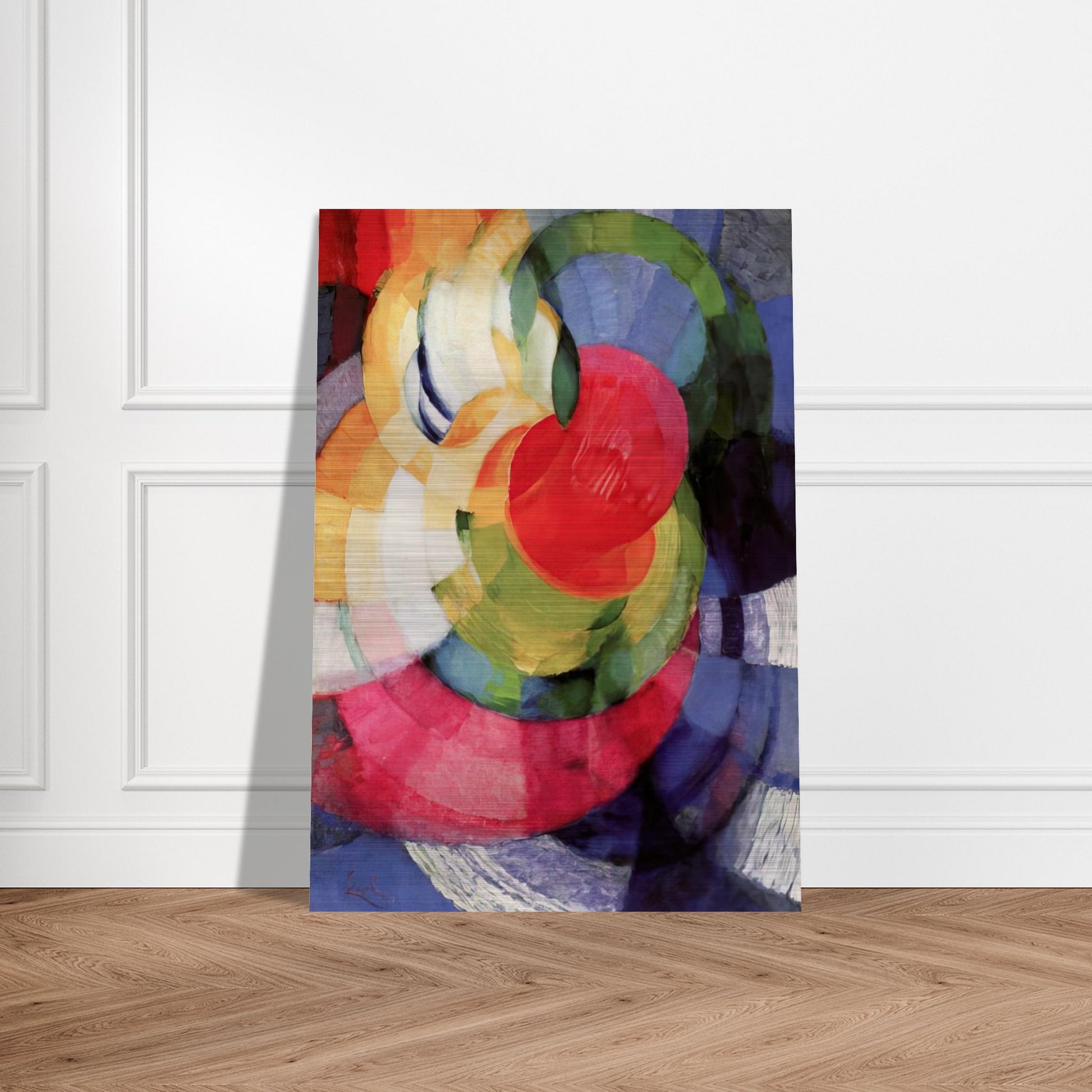 Disks of Newton, Study for Fugue in Two Colors - Frantisek Kupka Brushed Aluminum Print - 70x100 cm / 28x40 inches | Frantisek Kupka Aluminum Print | Frantisek Kupka Prints