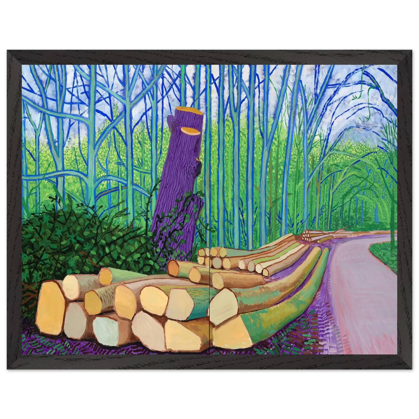 David Hockney - David Hockney Wall art - 60x80 cm / 24x32 Inches - Fine Art Poster - -