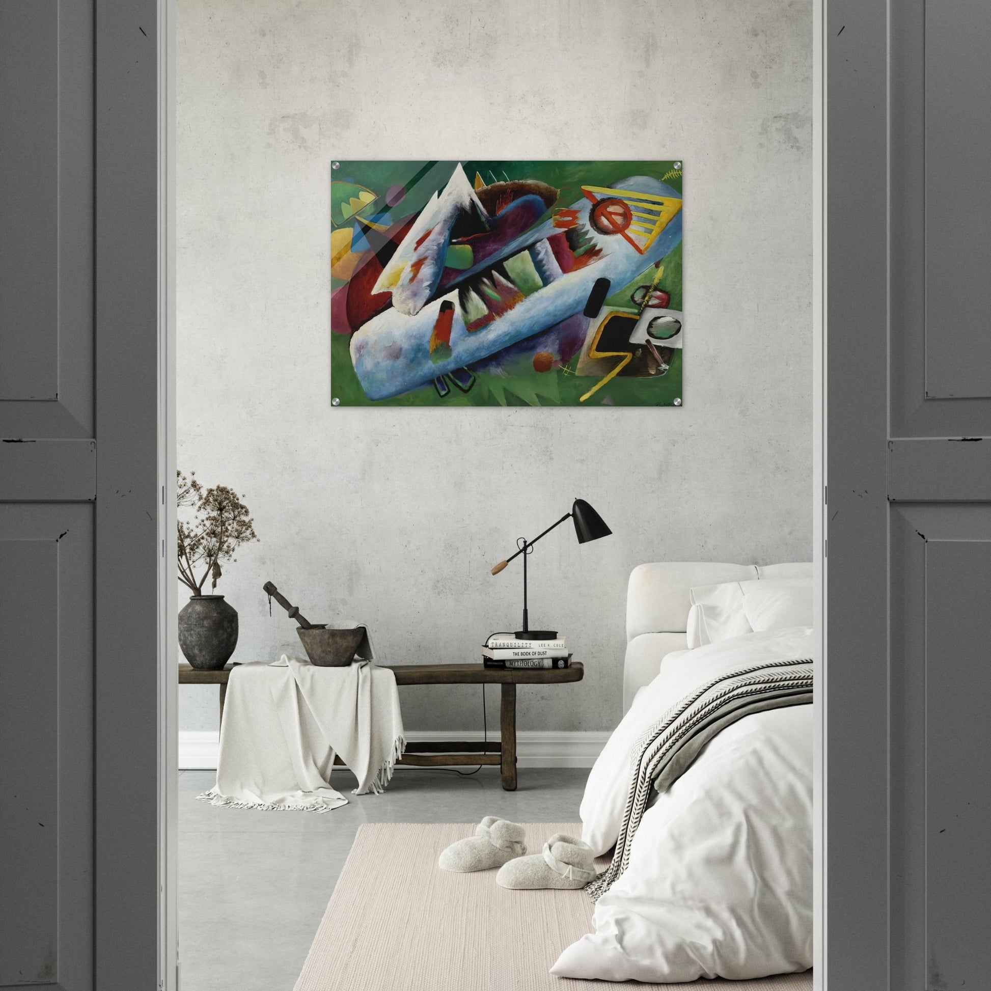 CONCENTRIC 1925 - Rudolf Bauer Acrylic Print - 70x100 cm / 28x40″ inches