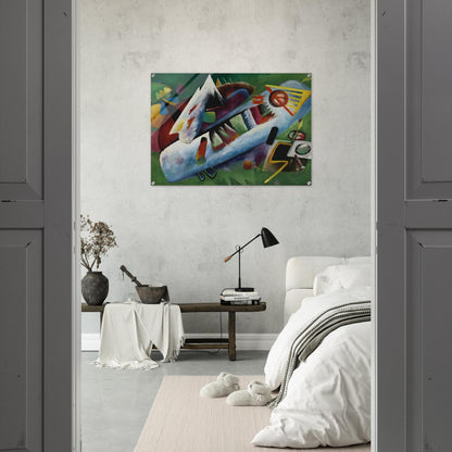 CONCENTRIC 1925 - Rudolf Bauer Acrylic Print - 70x100 cm / 28x40″ inches