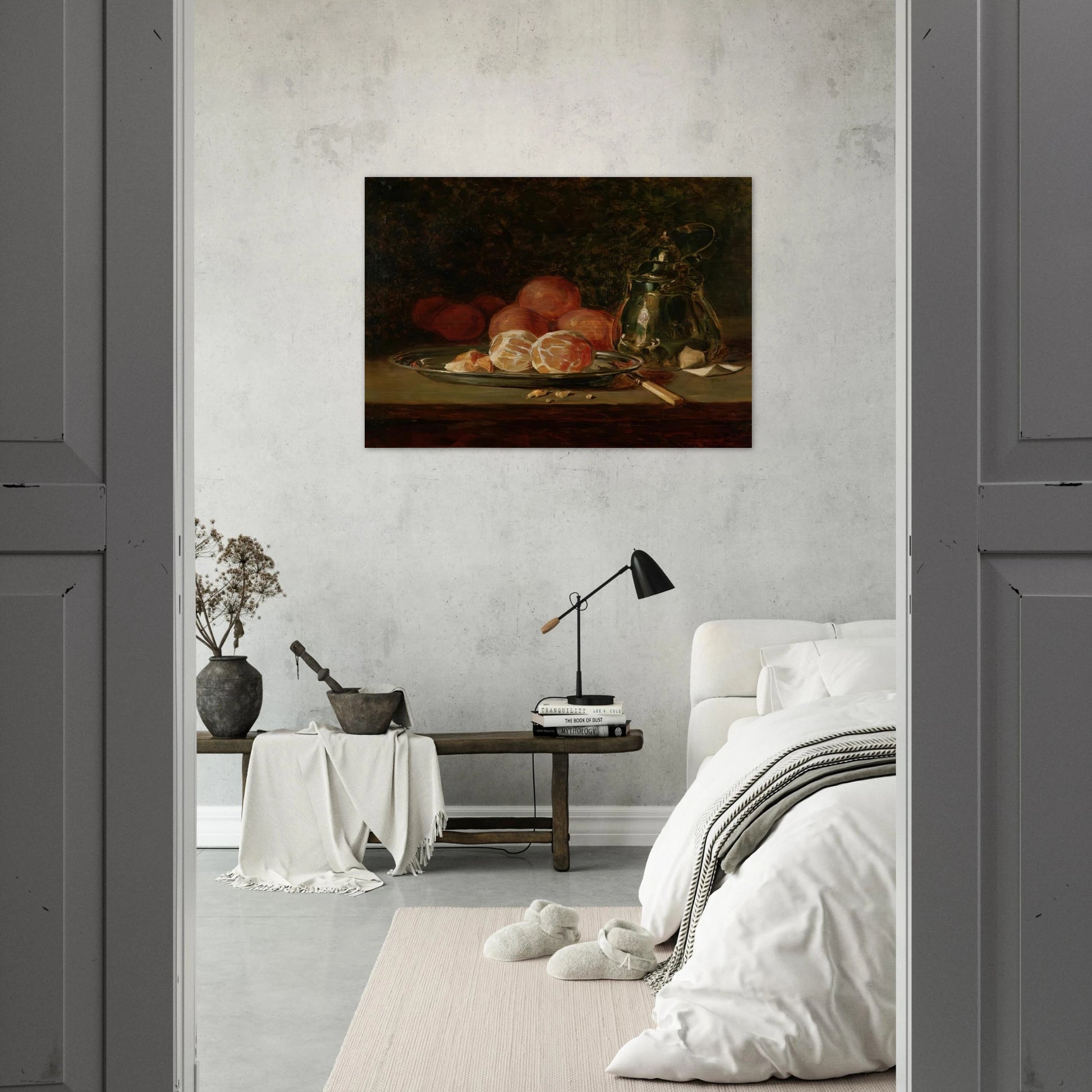 Dead nature - Tarsila do Amaral Brushed Aluminum Print - 70x100 cm / 28x40 inches | Tarsila do Amaral Aluminum Print | Tarsila do Amaral Prints