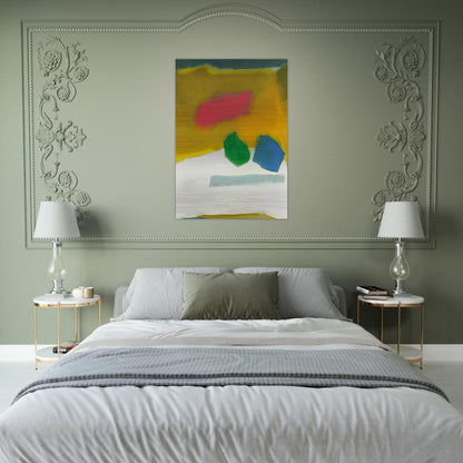 HARRIET 1984 - Esteban Vicente Brushed Aluminum Print - 70x100 cm / 28x40 inches | Esteban Vicente Aluminum Print | Esteban Vicente Prints