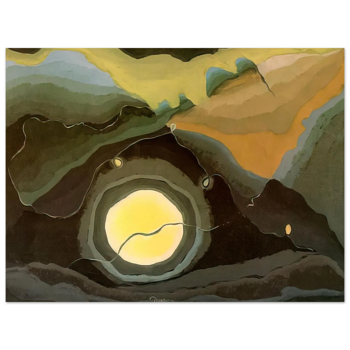 Arthur Dove - Me and the Moon - 1937  75x100 cm / 30x40inches Fine Art Poster