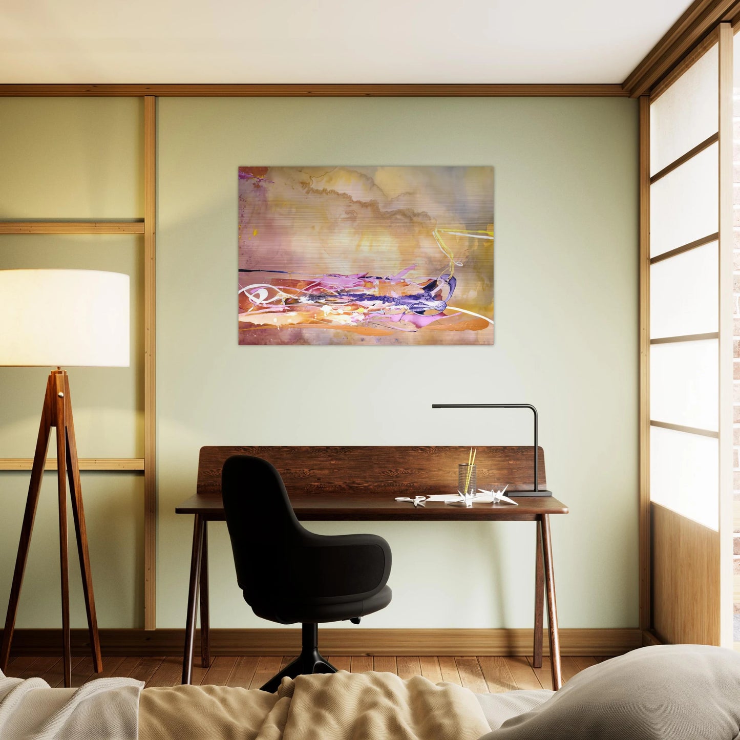 North Country - 1969 - Ronnie Landfield Brushed Aluminum Print - 70x100 cm / 28x40 inches | Ronnie Landfield Aluminum Print | Ronnie Landfield Prints