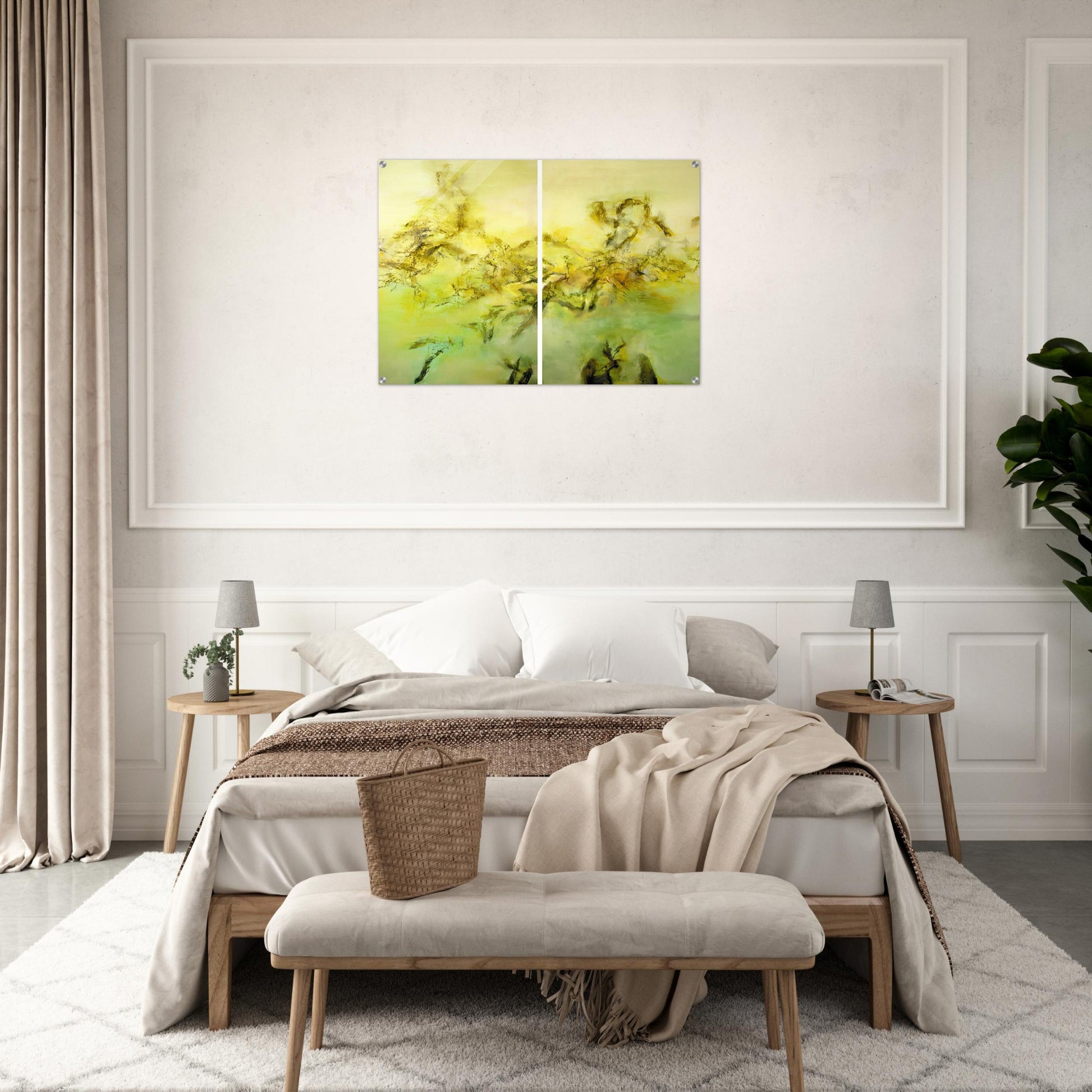27 10 2002 2002 - Zao Wou-Ki Acrylic Print - 70x100 cm / 28x40″ inches | Zao Wou-Ki Wall Art | Zao Wou-Ki Prints