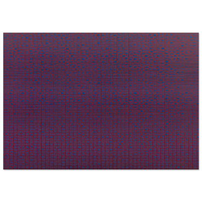 4 trames 22°5, 45°, 67°5, 90° - 1969 - Francois Morellet Brushed Aluminum Print - 70x100 cm / 28x40 inches | Francois Morellet Aluminum Print | Francois Morellet Prints