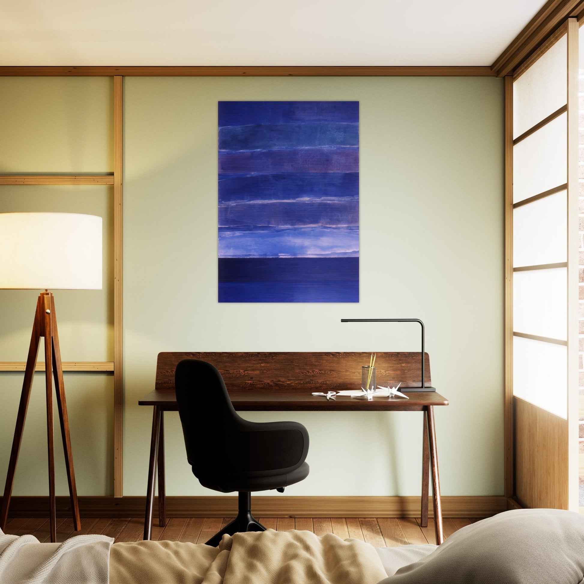 Ocean Love - 1981 - Ronnie Landfield Brushed Aluminum Print - 70x100 cm / 28x40 inches | Ronnie Landfield Aluminum Print | Ronnie Landfield Prints