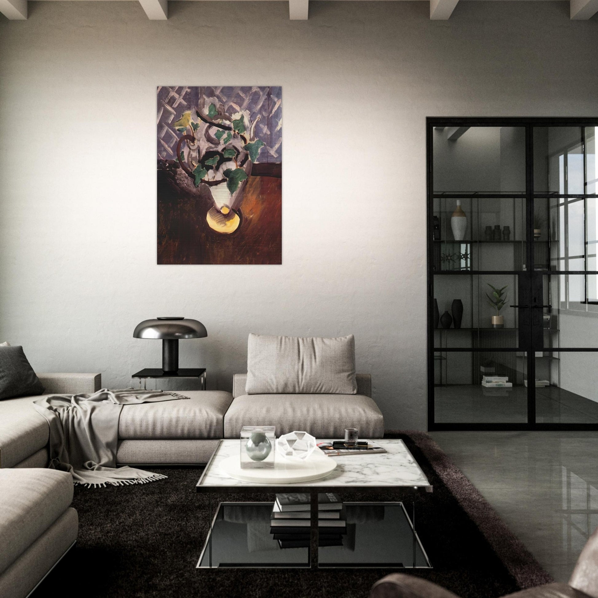 WOMAN READING WITH PEACHES 1923 0 - Henri Matisse Brushed Aluminum Print - 70x100 cm / 28x40 inches | Henri Matisse Aluminum Print | Henri Matisse Prints