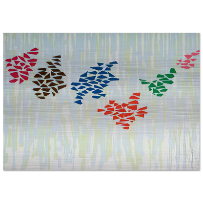 Untitled - 1976 - Robert Goodnough Brushed Aluminum Print - 70x100 cm / 28x40 inches | Robert Goodnough Aluminum Print | Robert Goodnough Prints