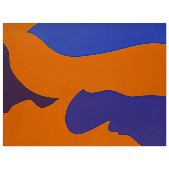 Fernand Leduc - Passage Ã¢â‚¬Å¡rosion vermillion  75x100 cm / 30x40inches Fine Art Poster