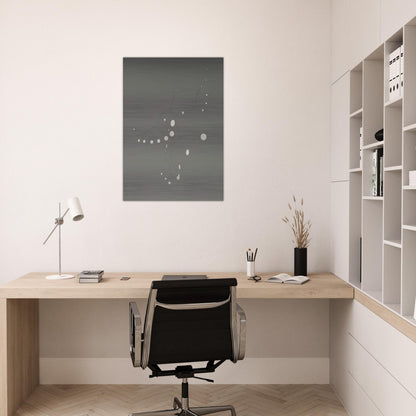 SNOW FLURRY 1948 - Alexander Calder Brushed Aluminum Print - 70x100 cm / 28x40 inches | Alexander Calder Aluminum Print | Alexander Calder Prints