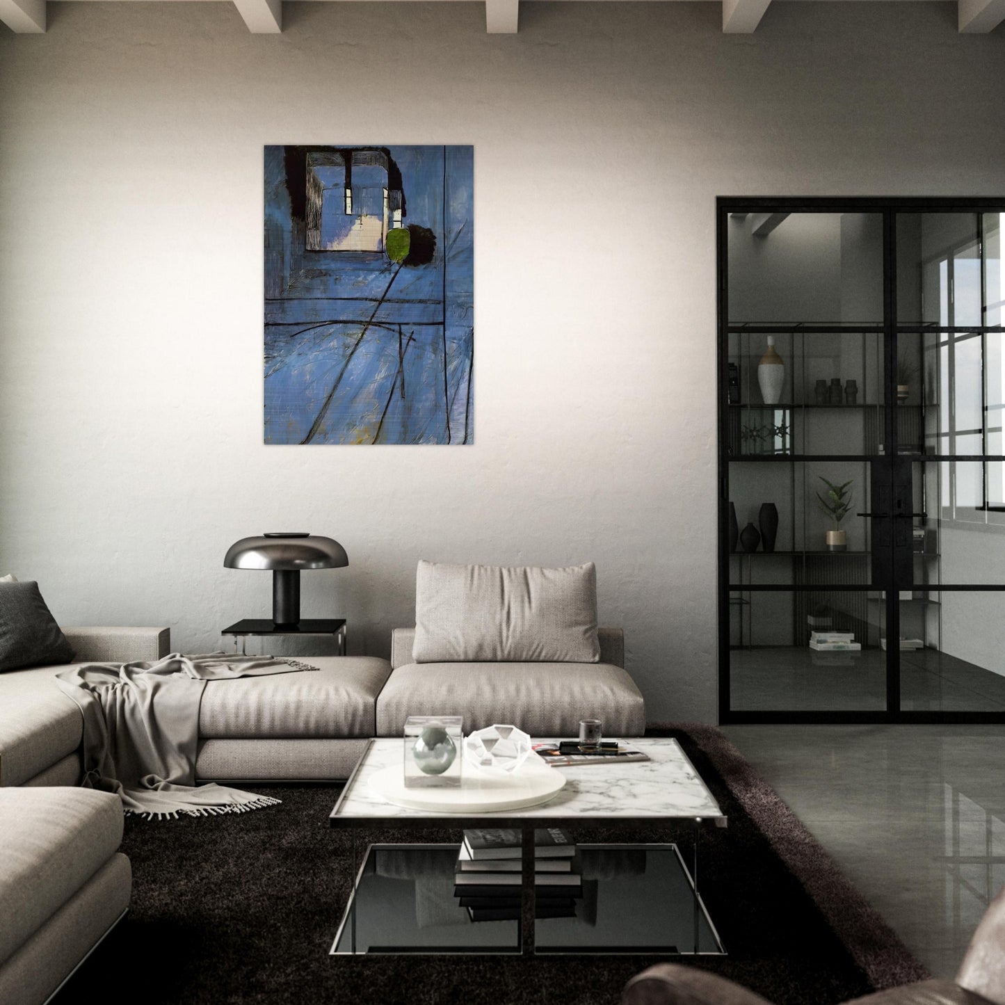VIEW OF NOTRE DAME 1914 - Henri Matisse Brushed Aluminum Print - 70x100 cm / 28x40 inches | Henri Matisse Aluminum Print | Henri Matisse Prints