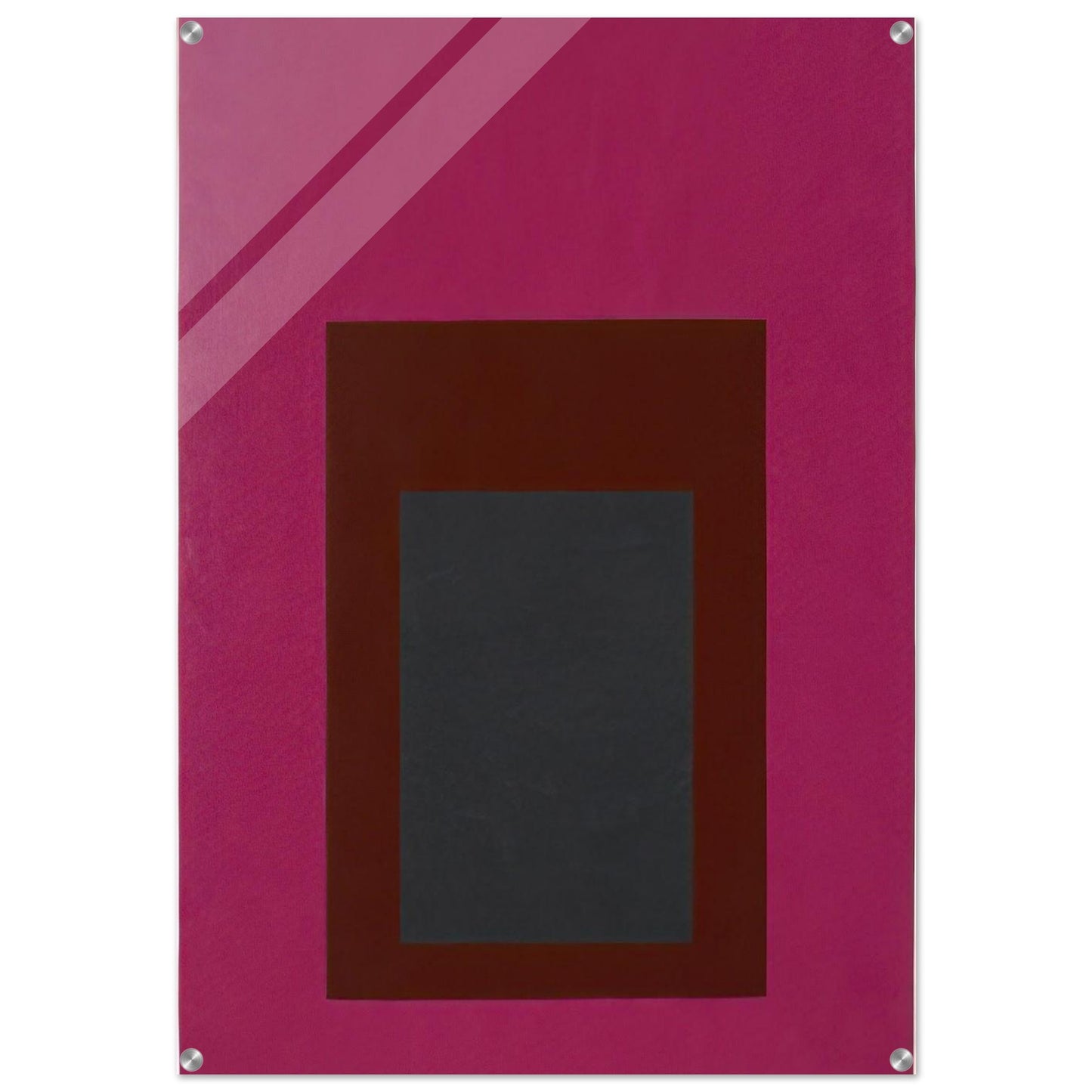 HOMAGE TO THE SQUARE GUARDED 1952 - Josef Albers Acrylic Print - 70x100 cm / 28x40″ inches