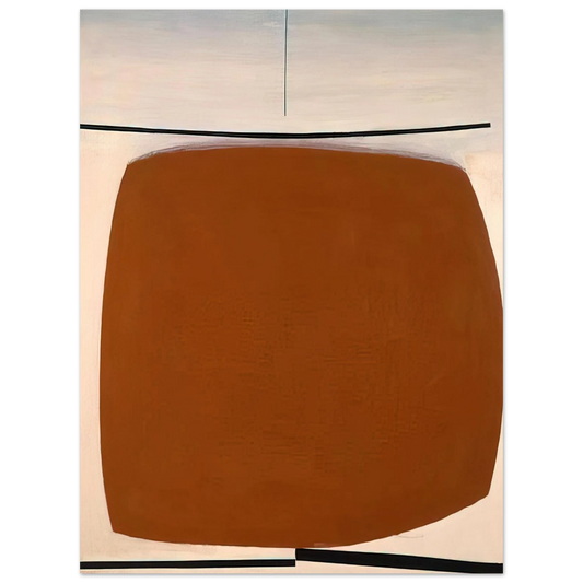 Victor Pasmore - Yellow Abstract - 1961  75x100 cm / 30x40inches Fine Art Poster