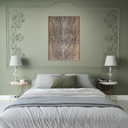 THE TREE 1951 - Henri Matisse Brushed Aluminum Print - 70x100 cm / 28x40 inches | Henri Matisse Aluminum Print | Henri Matisse Prints