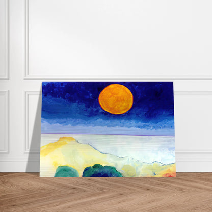 Paisagem - 2004 - Aldemir Martins Brushed Aluminum Print - 70x100 cm / 28x40 inches | Aldemir Martins Aluminum Print | Aldemir Martins Prints