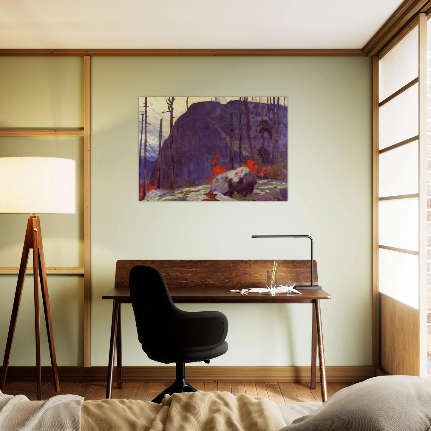 Algoma Hill - 1920 - Lawren Harris Brushed Aluminum Print - 70x100 cm / 28x40 inches | Lawren Harris Aluminum Print | Lawren Harris Prints