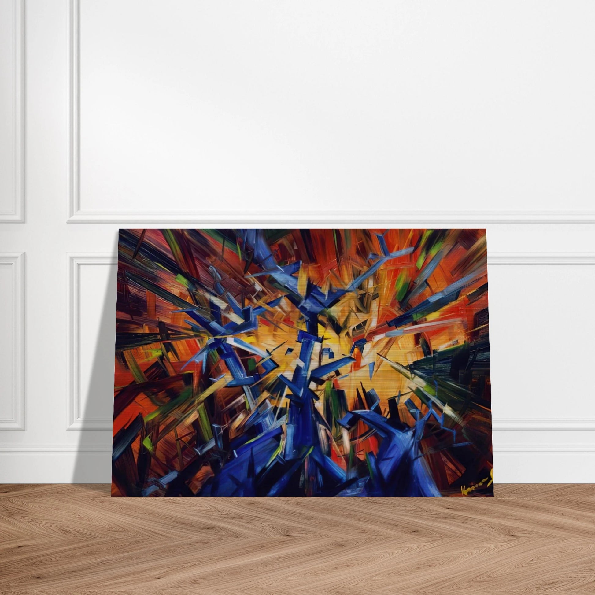 Untitled - 1966 - Konrad Zuse Brushed Aluminum Print - 70x100 cm / 28x40 inches | Konrad Zuse Aluminum Print | Konrad Zuse Prints