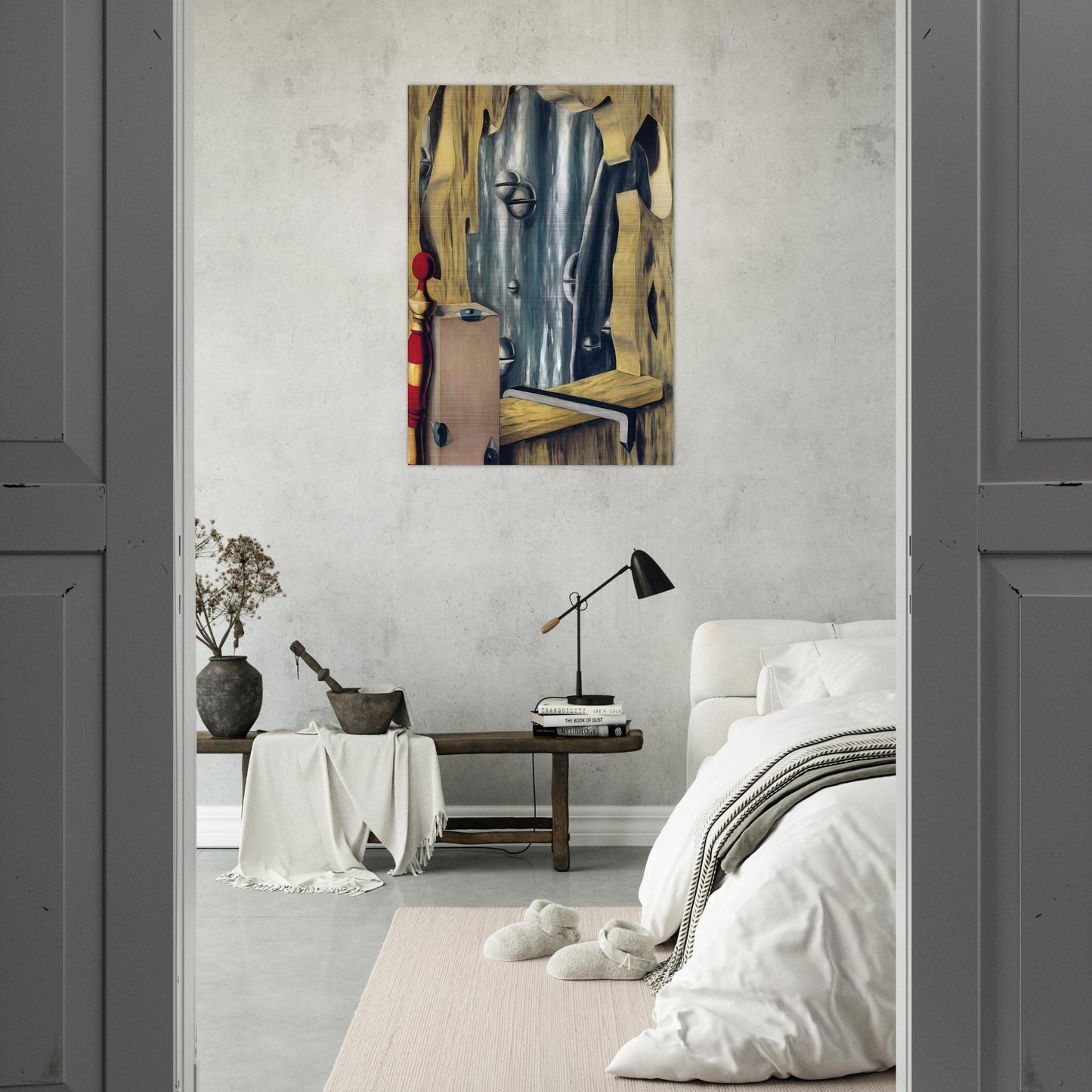 THE SILVER GAP 1926 - Rene Magritte Brushed Aluminum Print - 70x100 cm / 28x40 inches | Rene Magritte Aluminum Print | Rene Magritte Prints
