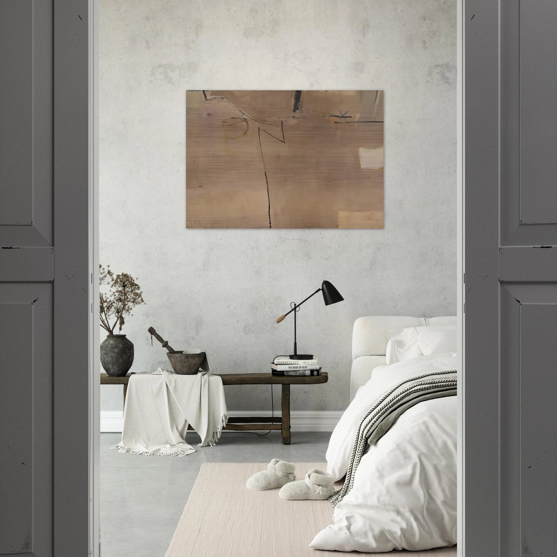 #22 Albuquerque - Richard Diebenkorn Brushed Aluminum Print - 70x100 cm / 28x40 inches | Richard Diebenkorn Aluminum Print | Richard Diebenkorn Prints