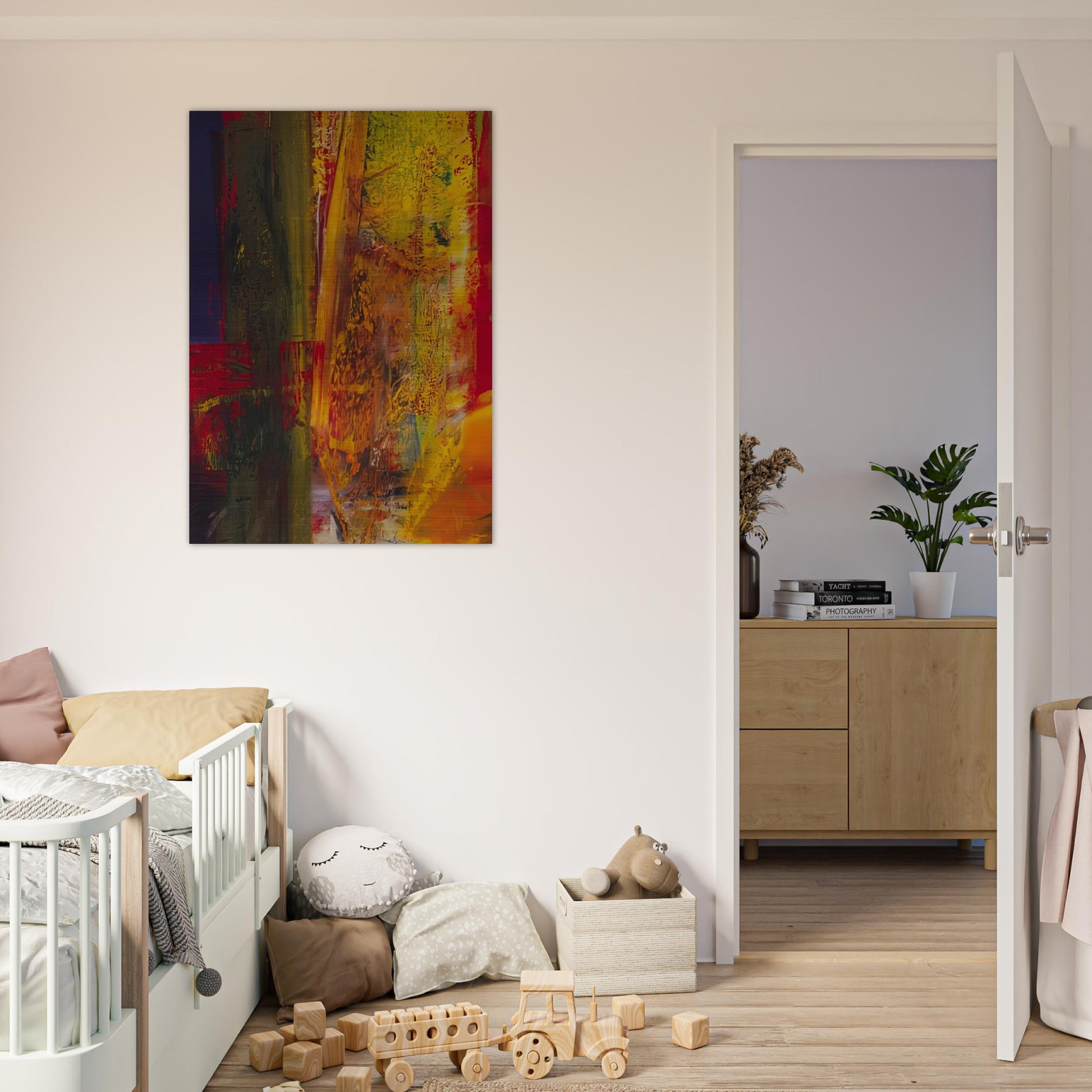 OLBERG 1986 - Gerhard Richter Brushed Aluminum Print - 70x100 cm / 28x40 inches | Gerhard Richter Aluminum Print | Gerhard Richter Prints