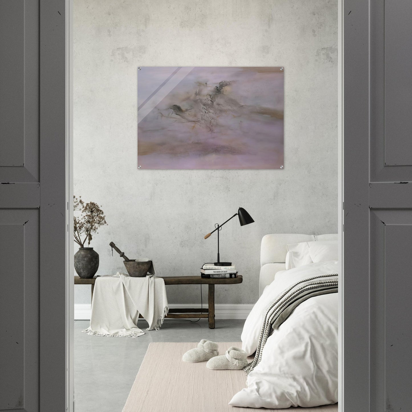 24 02 2002 2002 - Zao Wou-Ki Acrylic Print - 70x100 cm / 28x40″ inches