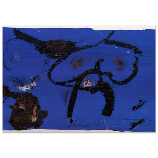G-3 - 1982 - Emil Schumacher Brushed Aluminum Print - 70x100 cm / 28x40 inches | Emil Schumacher Aluminum Print | Emil Schumacher Prints