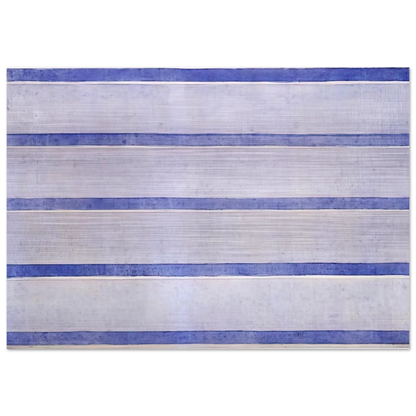 Untitled - Agnes Martin Brushed Aluminum Print - 70x100 cm / 28x40 inches | Agnes Martin Aluminum Print | Agnes Martin Prints