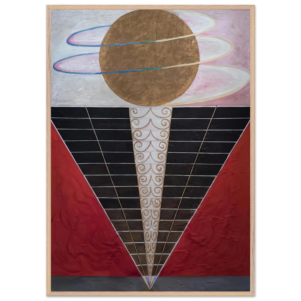 Hilma af Klint - ALTARPIECE NO 2 1915 Wall art - 50x70 cm / 20x28 inches - Fine Art Poster-canvas - -