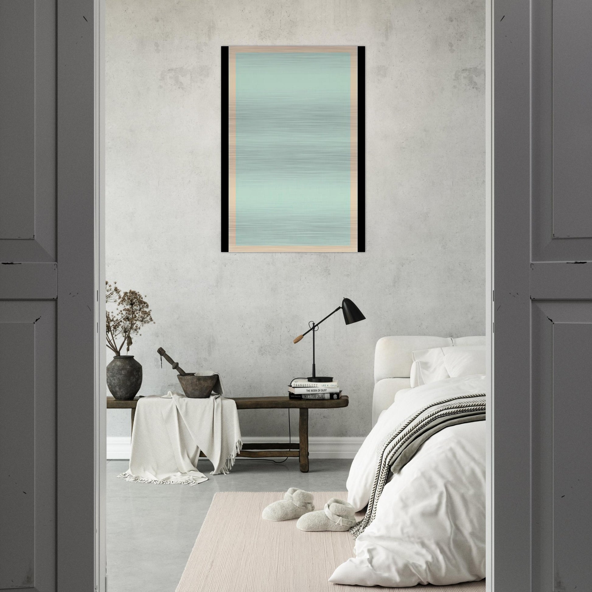 Series Painting 2 - 1966 - Ronnie Landfield Brushed Aluminum Print - 70x100 cm / 28x40 inches | Ronnie Landfield Aluminum Print | Ronnie Landfield Prints