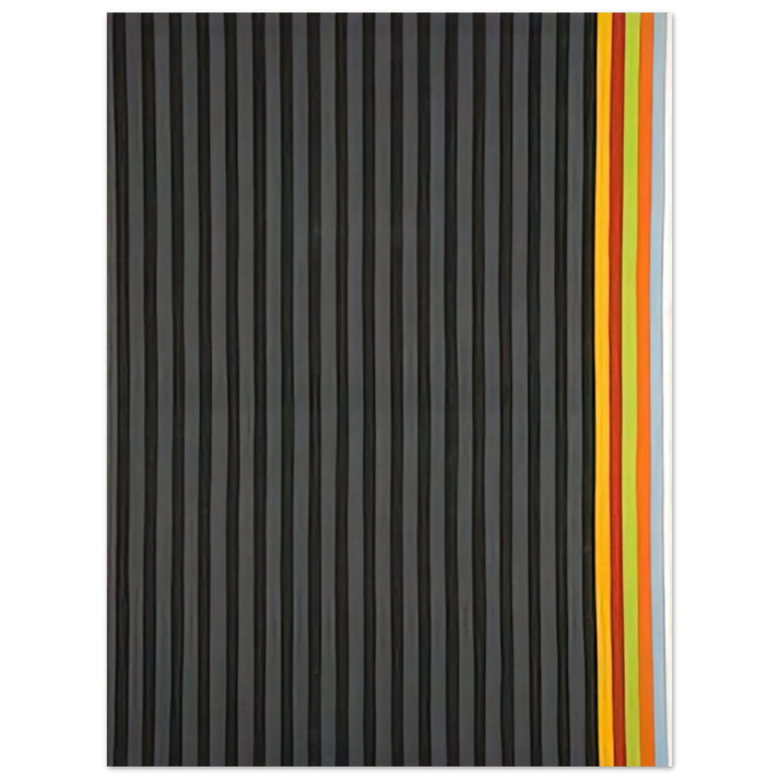Gene Davis - Licorice Stick - 1961  75x100 cm / 30x40inches Fine Art Poster