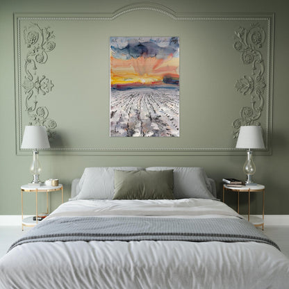THE EVENING OF ALL DAYS THE DAY OF ALL EVENINGS 2014 - Anselm Kiefer Brushed Aluminum Print - 70x100 cm / 28x40 inches | Anselm Kiefer Aluminum Print | Anselm Kiefer Prints