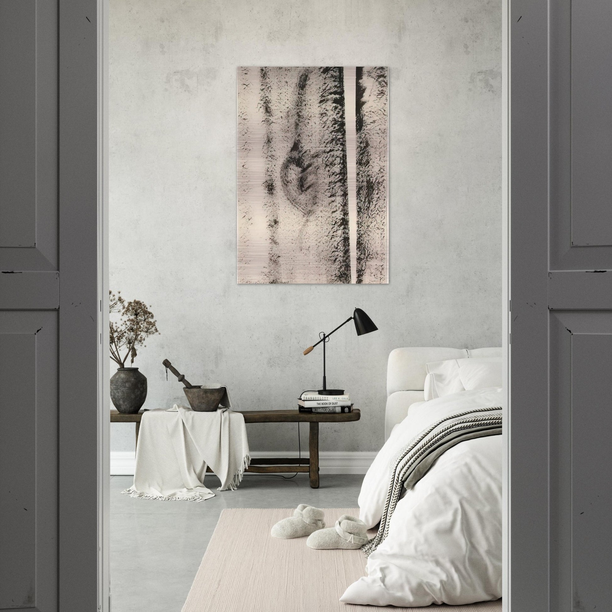 Untitled - Barnett Newman Brushed Aluminum Print - 70x100 cm / 28x40 inches | Barnett Newman Aluminum Print | Barnett Newman Prints