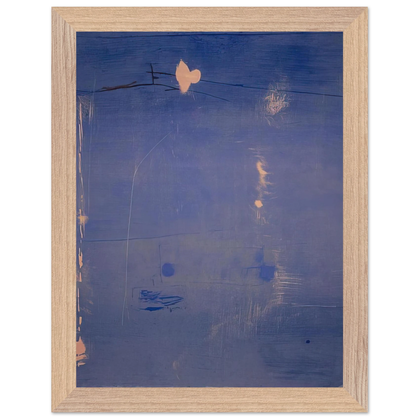 Helen Frankenthaler - Cameo - 1980 Wall art - A3 (29.7 x 42  cm) - Premium Wooden Framed Poster With Fine Art Paper-canvas - White frame
