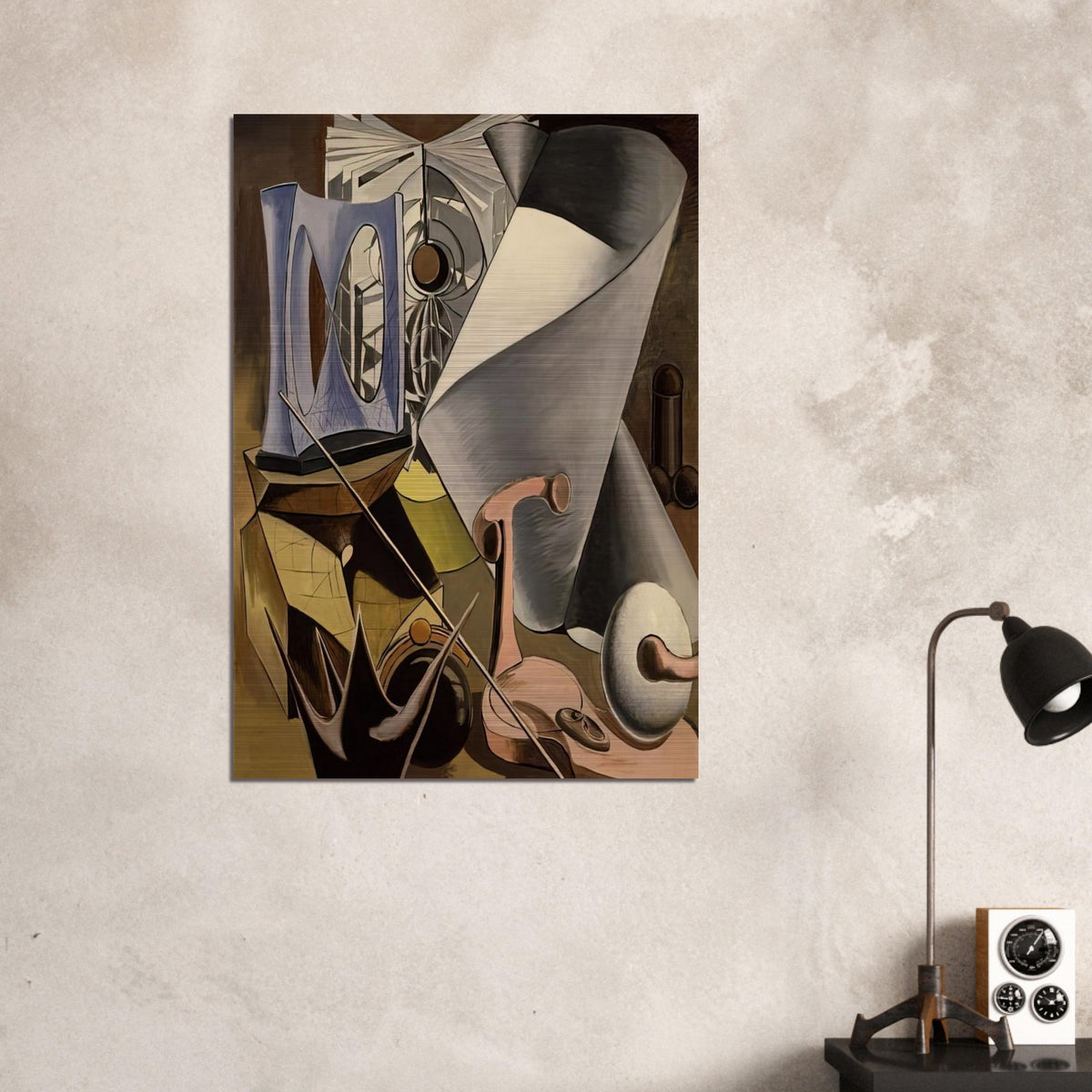 SHAKESPEAREAN EQUATION TWELFTH NIGHT - Man Ray Brushed Aluminum Print - 70x100 cm / 28x40 inches | Man Ray Aluminum Print | Man Ray Prints