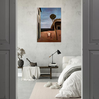 A PINE BY THE SEA 1921 - Carlo Carra Brushed Aluminum Print - 70x100 cm / 28x40 inches | Carlo Carra Aluminum Print | Carlo Carra Prints