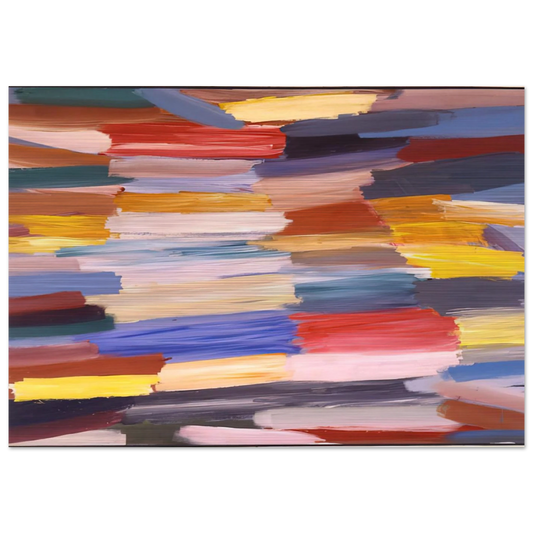 Something Else - 1967 - Ronnie Landfield Brushed Aluminum Print - 70x100 cm / 28x40 inches | Ronnie Landfield Aluminum Print | Ronnie Landfield Prints