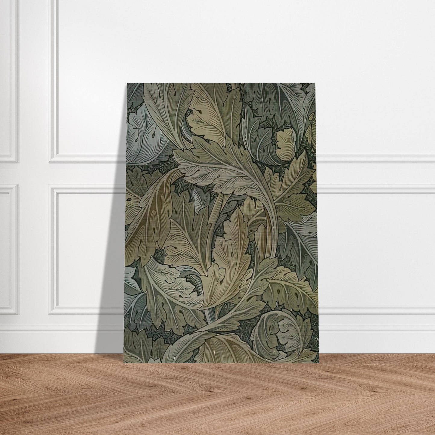 ACANTHUS WALLPAPER 1875 - William Morris Brushed Aluminum Print - 70x100 cm / 28x40 inches | William Morris Aluminum Print | William Morris Prints