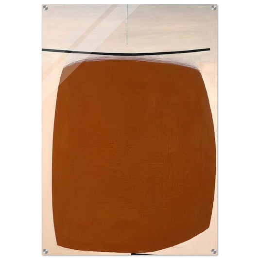 YELLOW ABSTRACT 1961 - Victor Pasmore Acrylic Print - 70x100 cm / 28x40″ inches