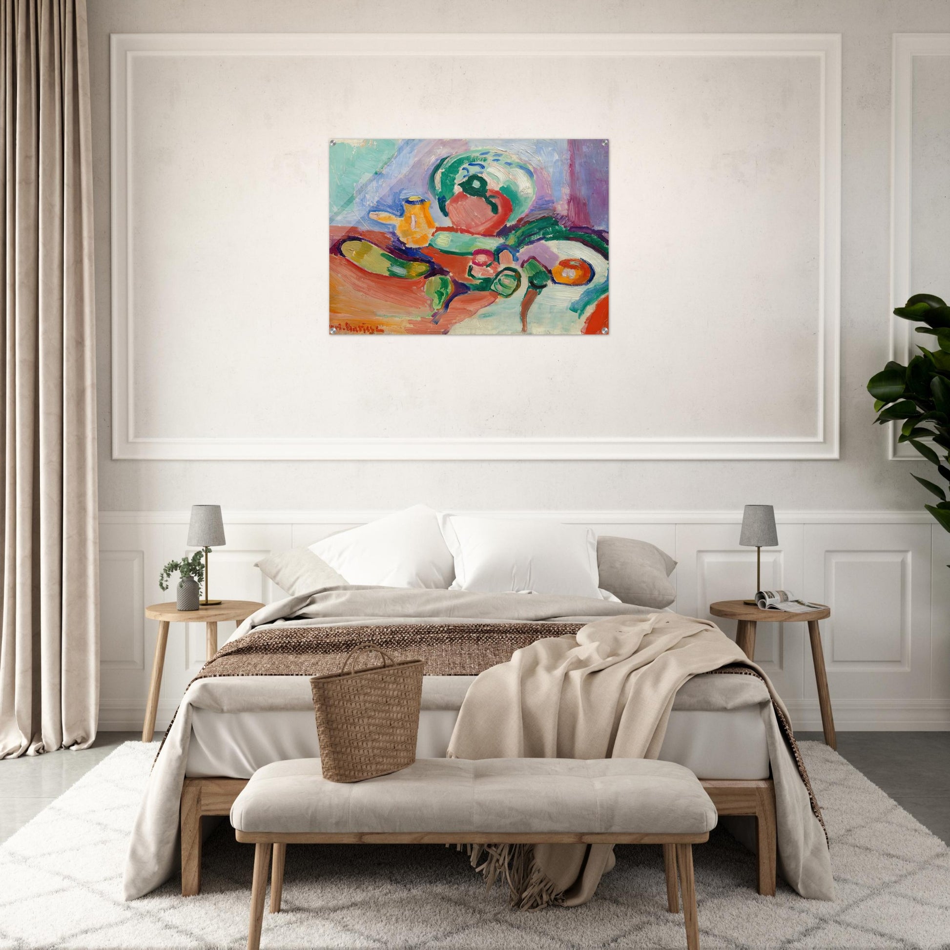 STILL LIFE WITH VEGETABLES 1905 - Henri Matisse Acrylic Print - 70x100 cm / 28x40″ inches