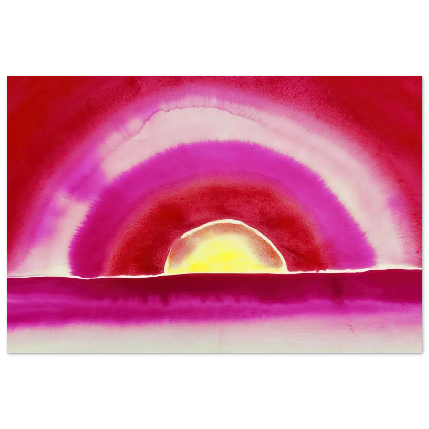 Georgia O'Keeffe - Sunrise Fine Art Poster