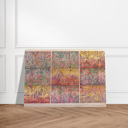 USUYUKI ULAE 227 - Jasper Johns Brushed Aluminum Print - 70x100 cm / 28x40 inches | Jasper Johns Aluminum Print | Jasper Johns Prints