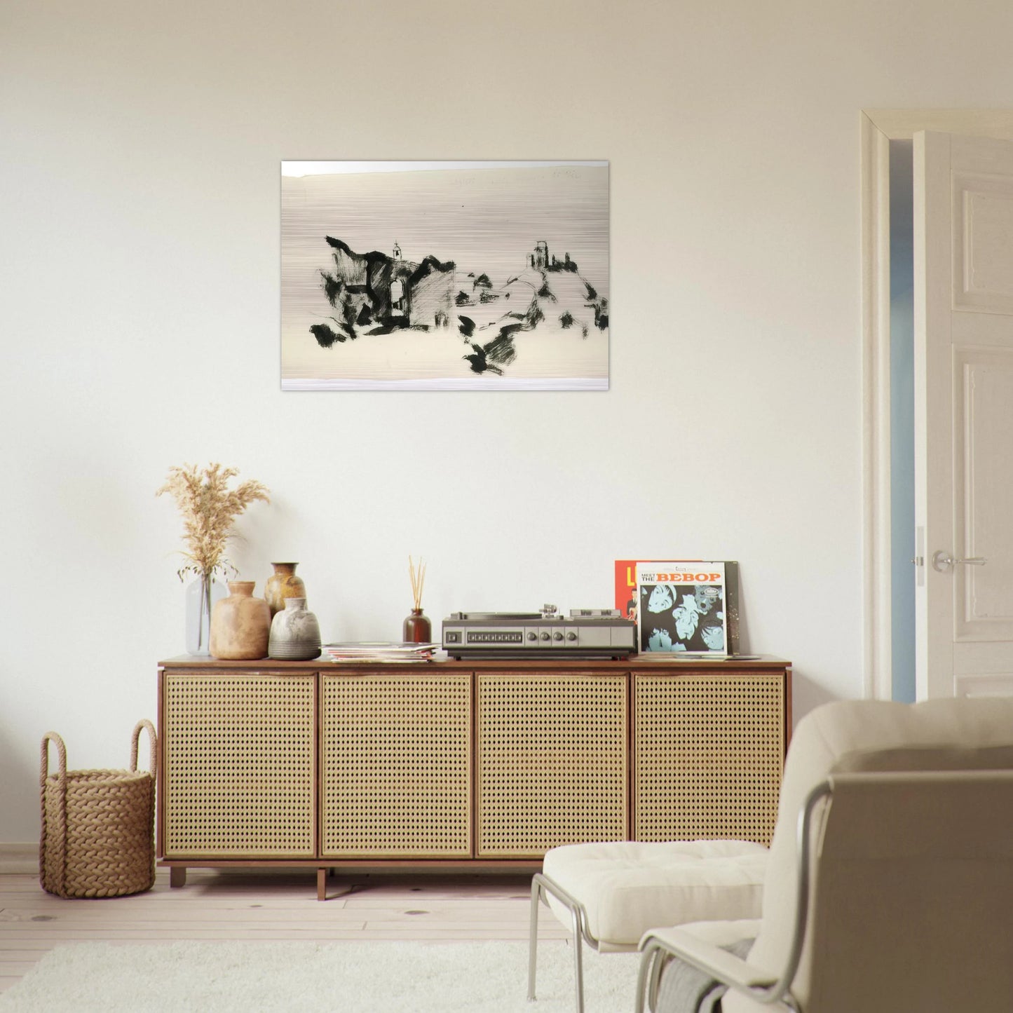 Assisi 35, marzo - 1935 - Julius Bissier Brushed Aluminum Print - 70x100 cm / 28x40 inches | Julius Bissier Aluminum Print | Julius Bissier Prints