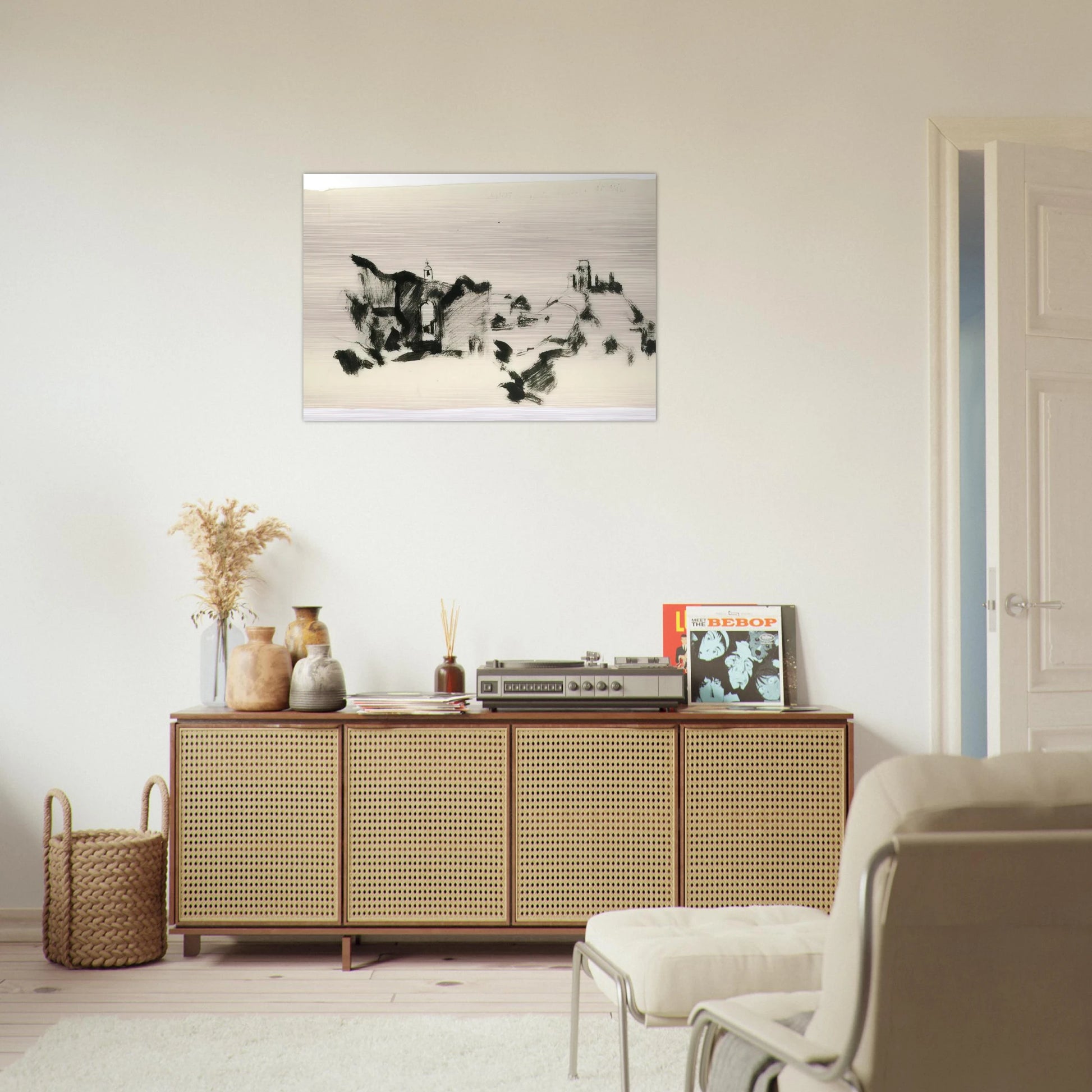 Assisi 35, marzo - 1935 - Julius Bissier Brushed Aluminum Print - 70x100 cm / 28x40 inches | Julius Bissier Aluminum Print | Julius Bissier Prints