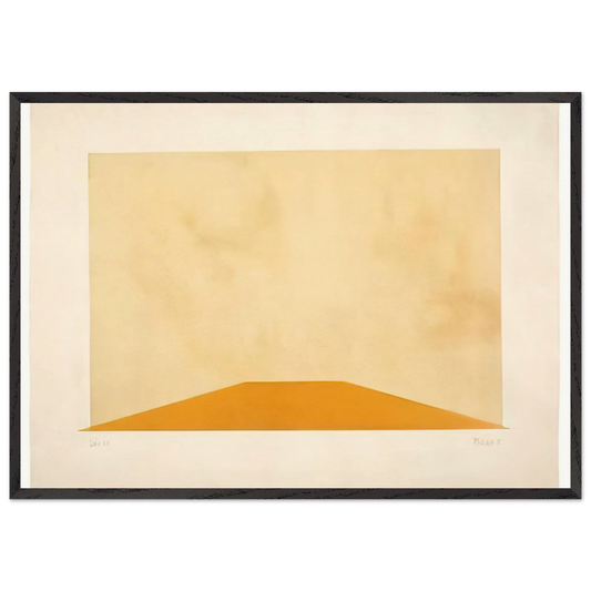 Deka 27 - 1987 - John Cage 70x100 cm / 28x40 inches Framed Art Print – Black Wooden Frame