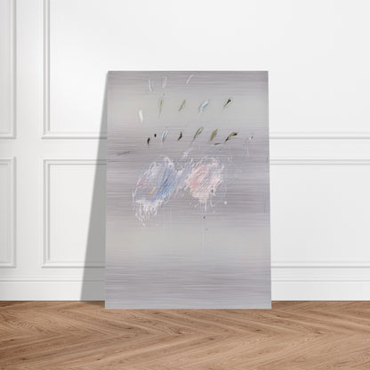 Nine Discourses on Commodus, Part VI - Cy Twombly Brushed Aluminum Print - 70x100 cm / 28x40 inches | Cy Twombly Aluminum Print | Cy Twombly Prints
