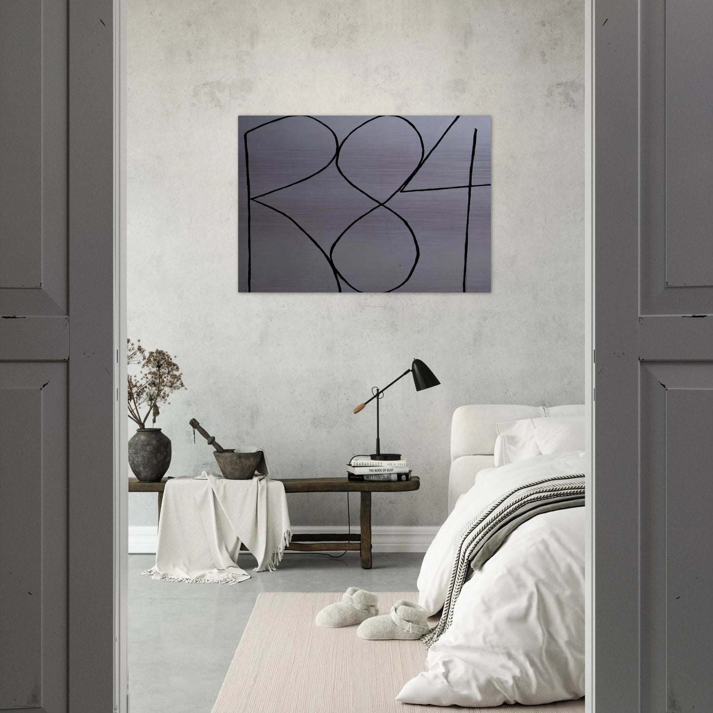 Spectrum I - Minimalism - Robert Ryman Brushed Aluminum Print - 70x100 cm / 28x40 inches | Robert Ryman Aluminum Print | Robert Ryman Prints