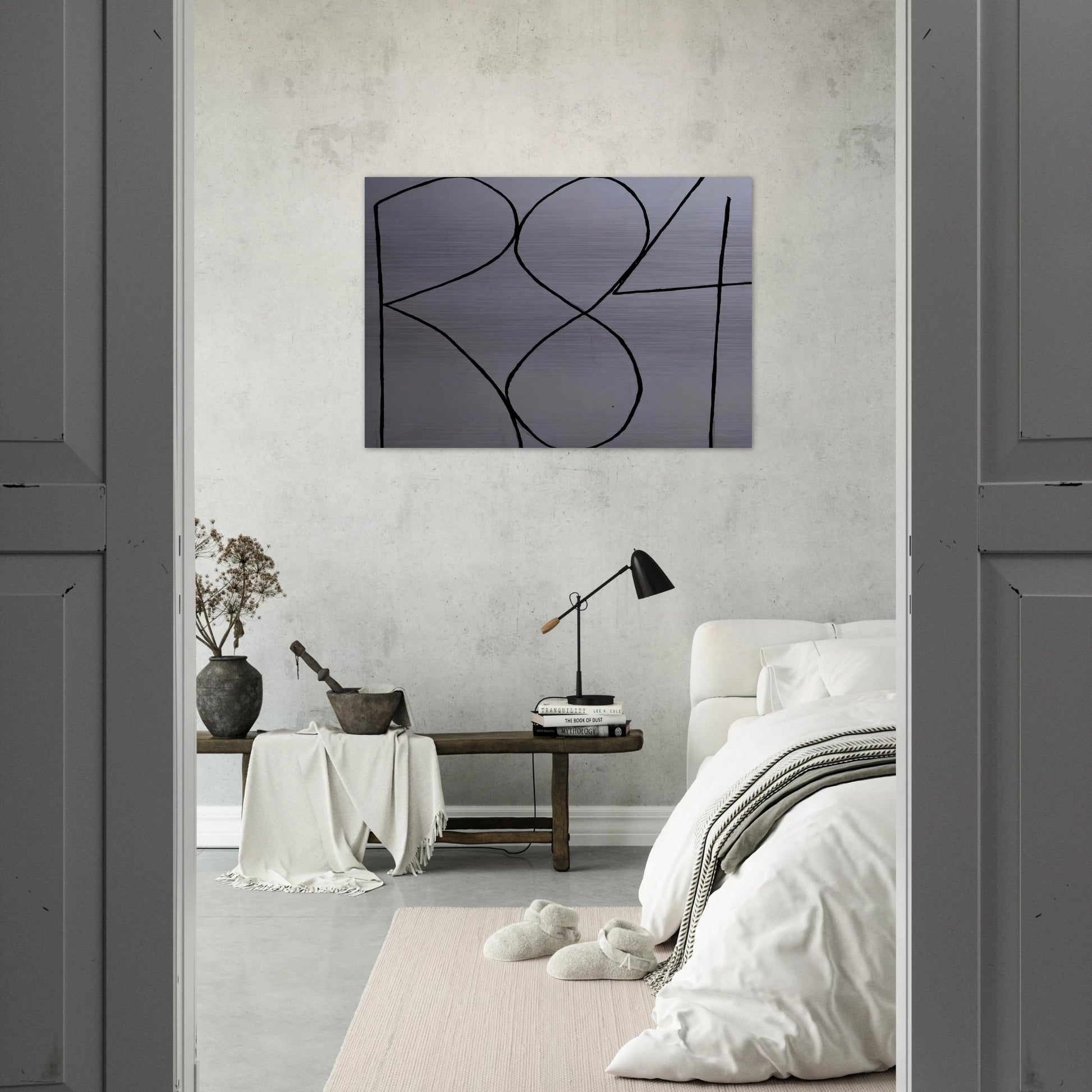 Spectrum I - Minimalism - Robert Ryman Brushed Aluminum Print - 70x100 cm / 28x40 inches | Robert Ryman Aluminum Print | Robert Ryman Prints