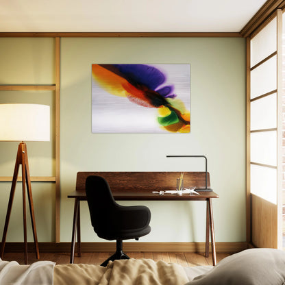 Phenomena Tibetan Flange - Paul Jenkins Brushed Aluminum Print - 70x100 cm / 28x40 inches | Paul Jenkins Aluminum Print | Paul Jenkins Prints