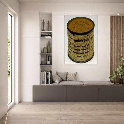 Artist's Shit - Piero Manzoni Art Prints - 100x150 cm / 40x60″ inches | Piero Manzoni Poster | Piero Manzoni Prints